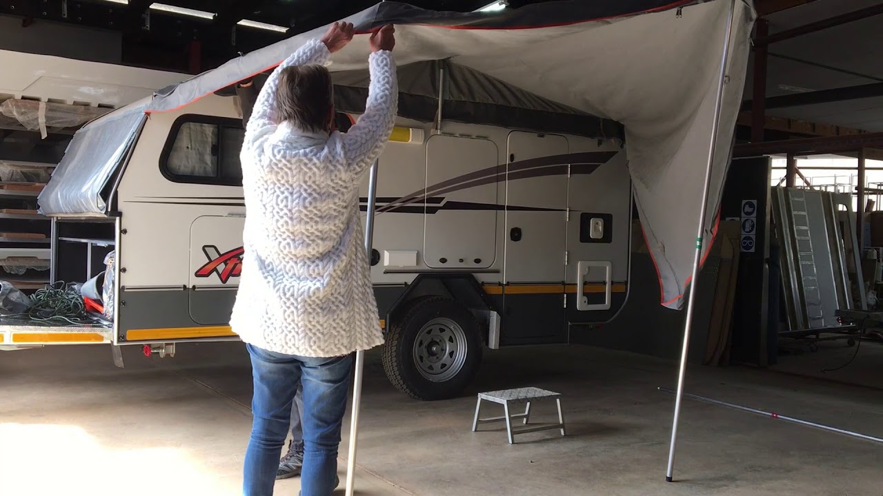 Gecko Xtreme Offroad Caravan Tent Set Up