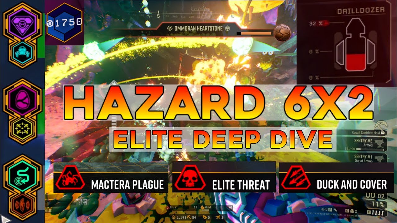 Elite Deep Dive Hazard 6x2 | SMrT + RJ250 | Deep Rock Galactic