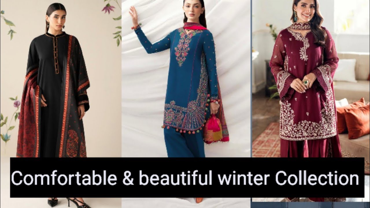 Winter Collection 2025 || Comfortable & Easy wear dresses ideas|| beautiful outfit