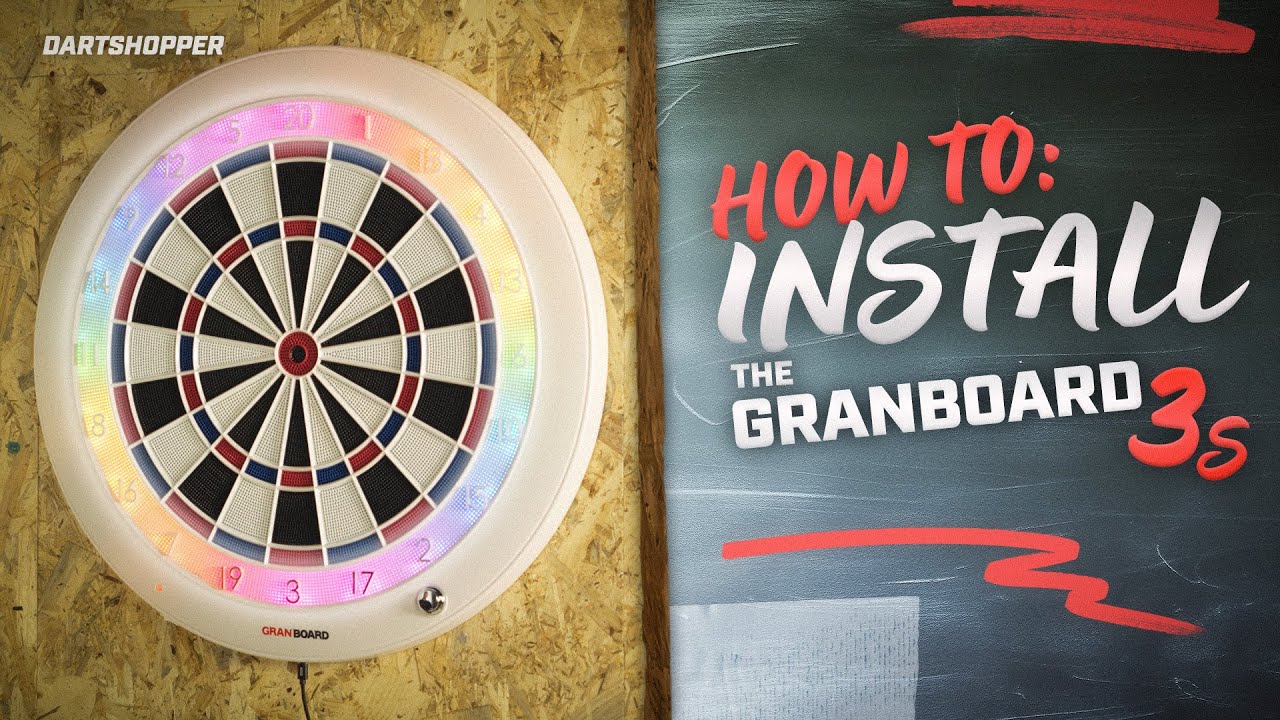 How to Install your Granboard 3s : Soft-tip light up dartboard! 🎯