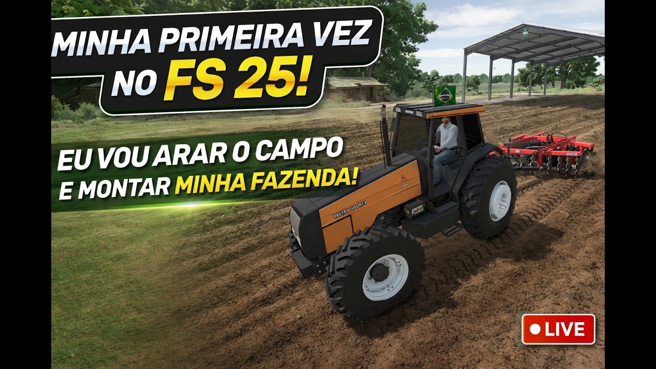 Montando minha fazenda no FARMING SIMULATOR 25 ....