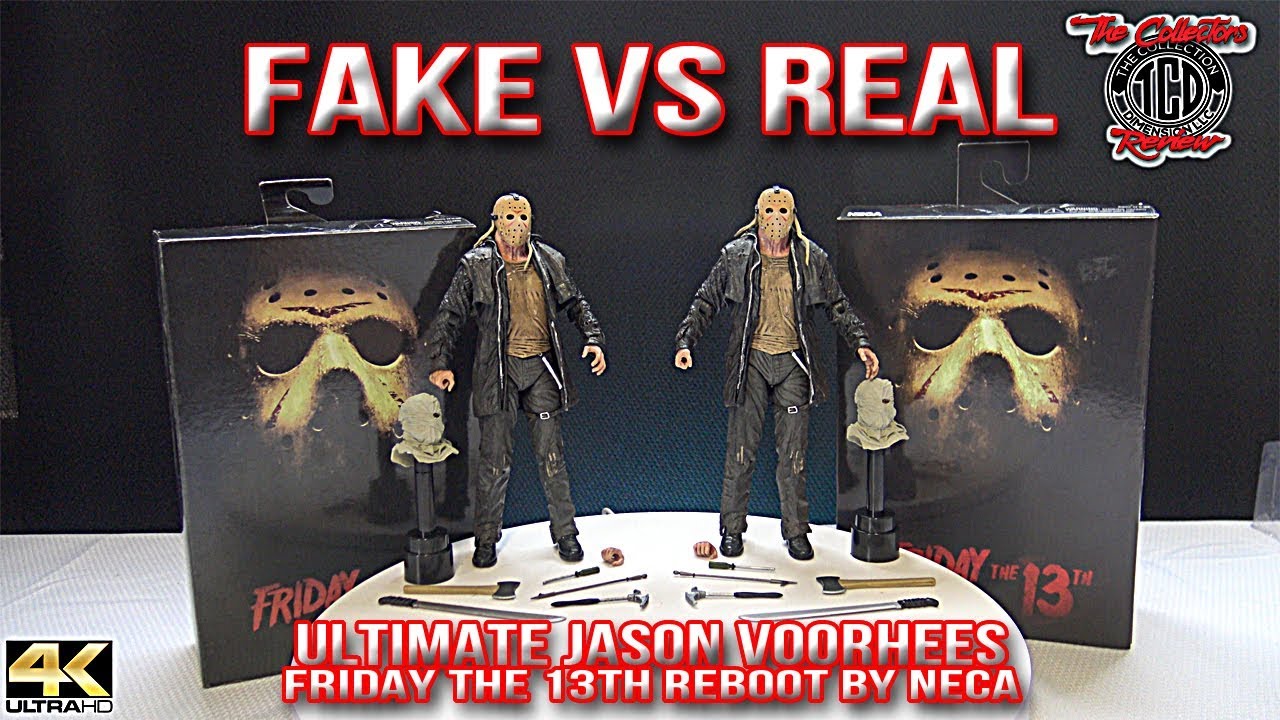 Поддельный против настоящего Пятница 13-е Neca Reboot Ultimate Джейсон Вурхиз