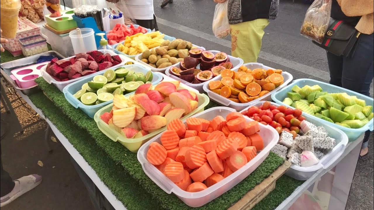 AMAZING BUFFET SMOOTHIE JUICE |    HEALTH SMOOTHIE |THAI FRUIT JUICE | Net it’s go