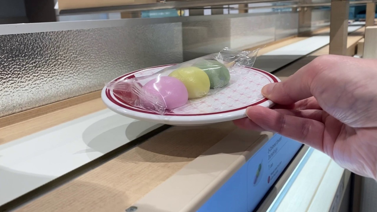 Conveyor Belt Sushi HAMA in Ikebukuro Tokyo
