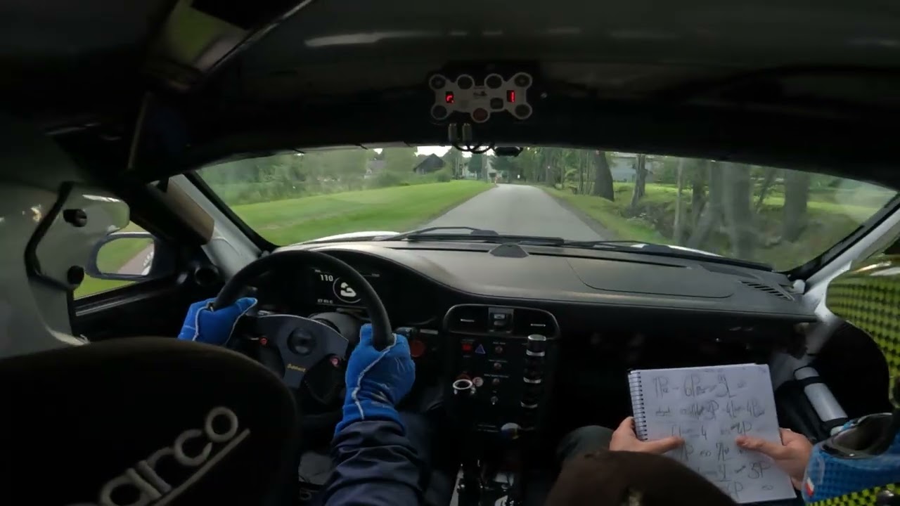 Rajd Śląska 2022 Os. Kiczyce   Sobczak/Marczewski   Porsche 911 GT3