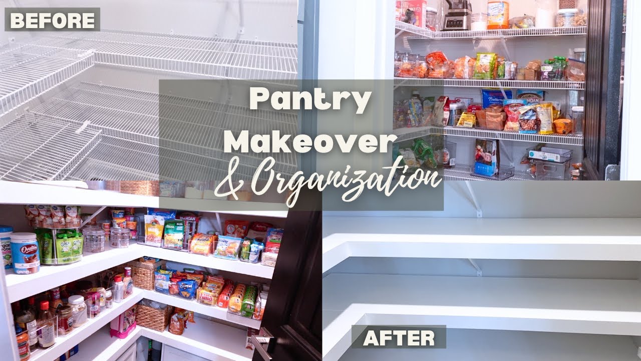 Upgrade Your House To Your Dream House | DIY Pantry Transformation Organization Declutter