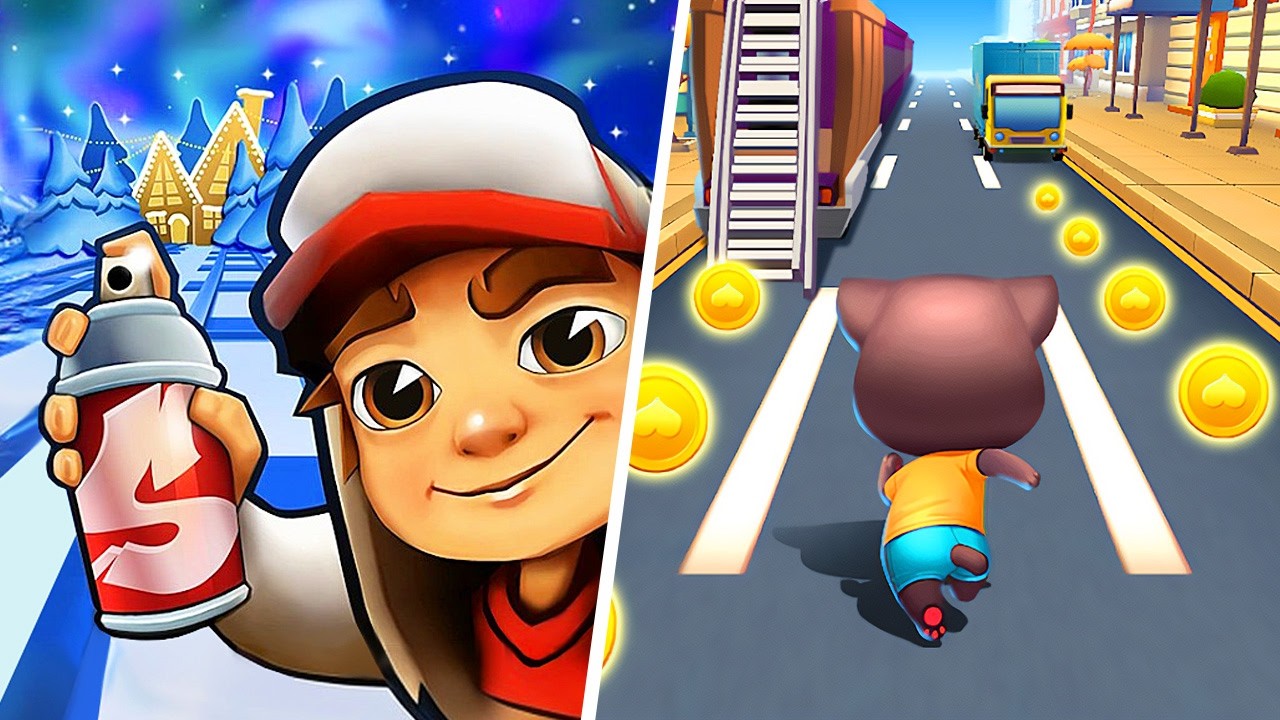 Subway Surfers VS Cat Runner Decorate, Subway Surfers Cartoon Game, Gameplay Adventure Subway Rush