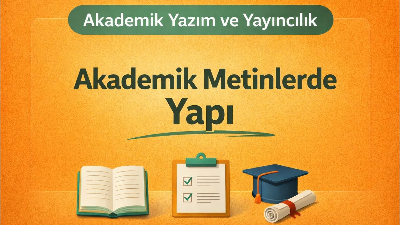 Akademik Yazım ve Yayıncılık | 3. Akademik Metinlerde Yapı