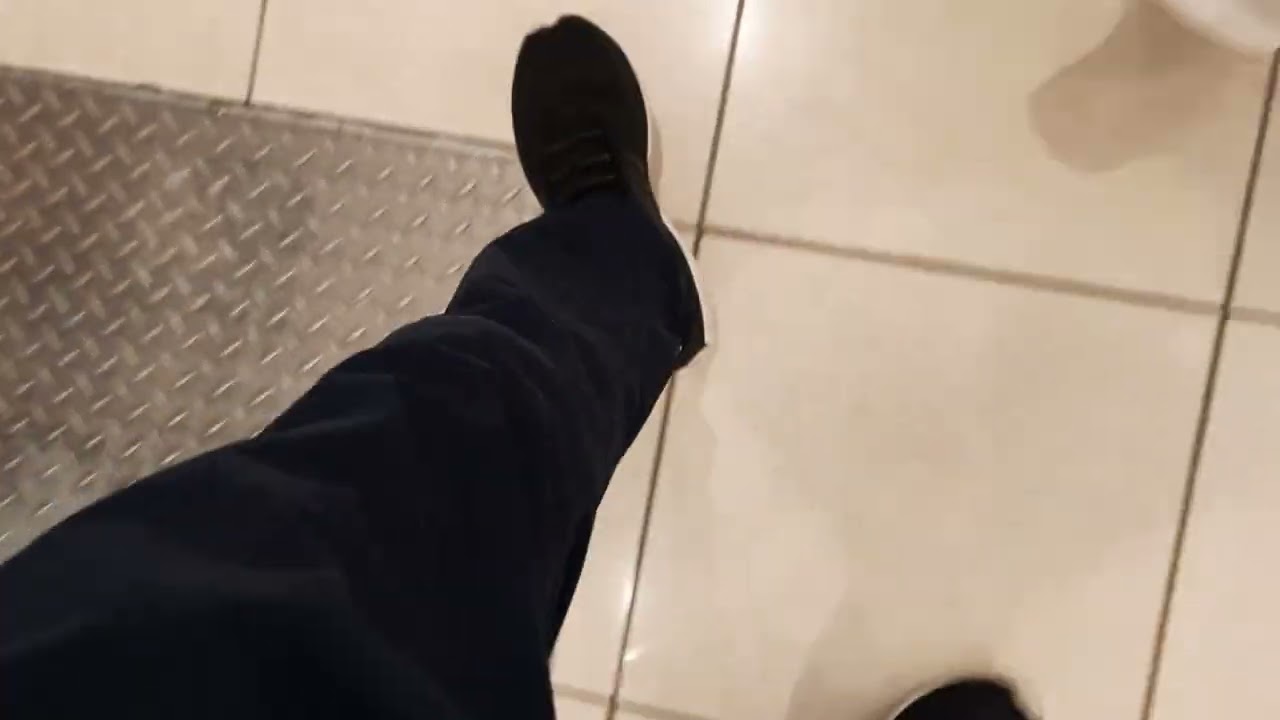 Checking on the escalators at Castleton Square Mall