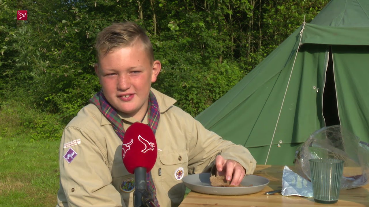 Scouts op zomerkamp met strenge regels