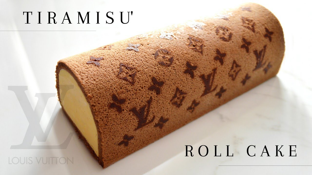 TIRAMISU' ROLL CAKE (LOUIS VUITTON Monogram) | Denise Castagno |