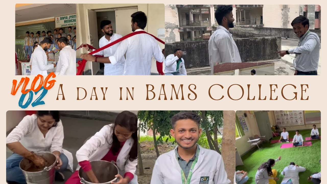 VLOG#2 Films shooting + hostel gym + Ayurvedic expo |A Day in ayurvedic medical college #djamc #bams