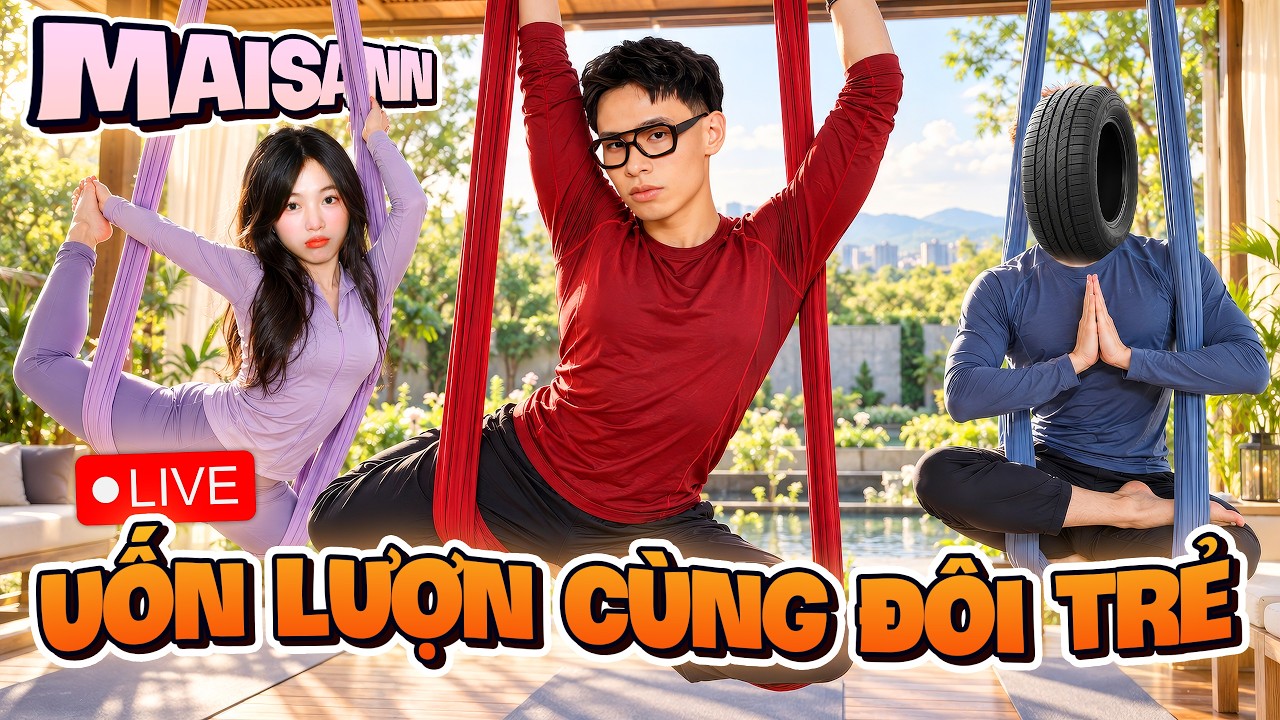 IRL YOGA BAY C&Ugrave;NG C&Ocirc; EM MAISAN
