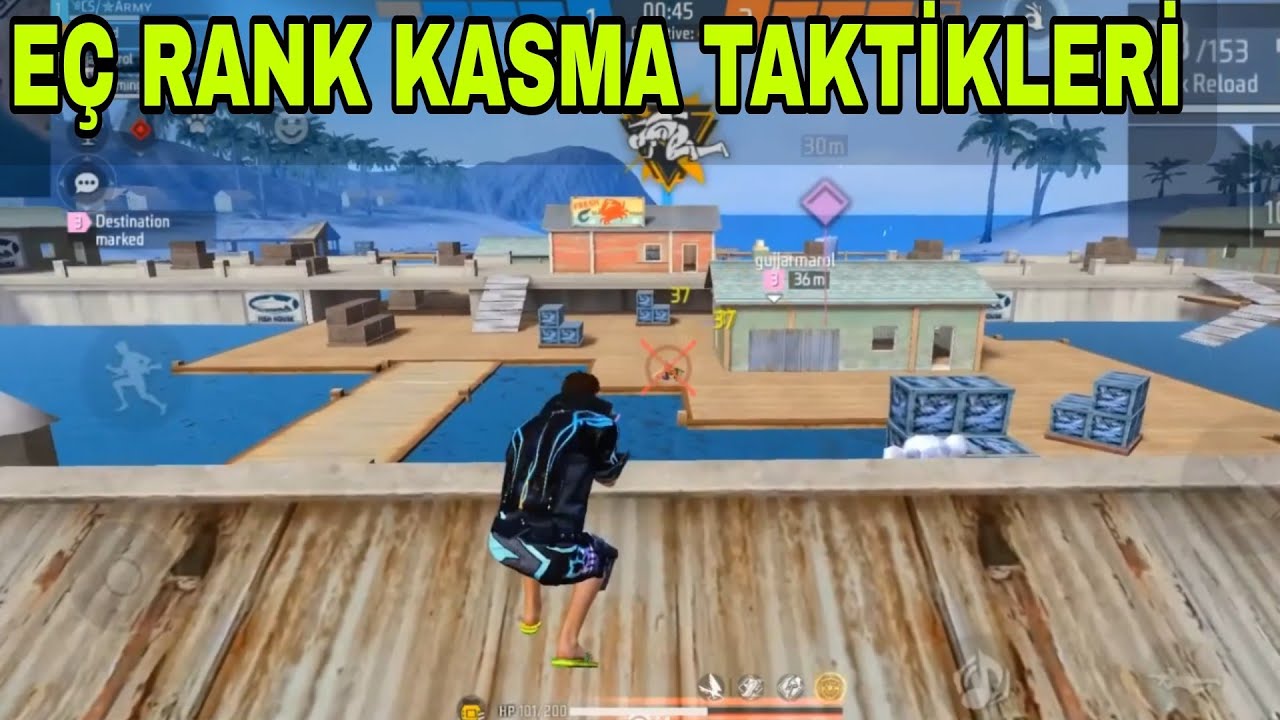 E&Ccedil; DE RANK KASMANIZA YARDIMCI OLACAK  EFSANE TAKTİKLER PART 1 ! Free Fire