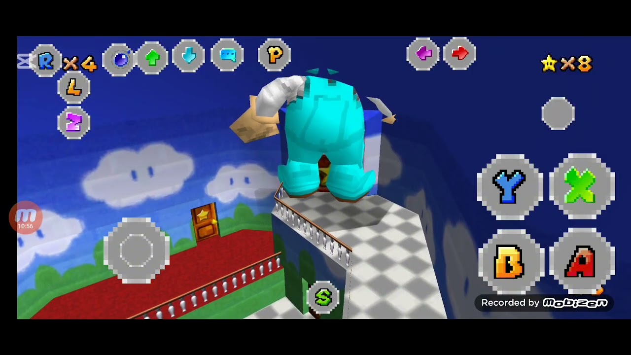 Mario 64 pero mario es gigantisimo 