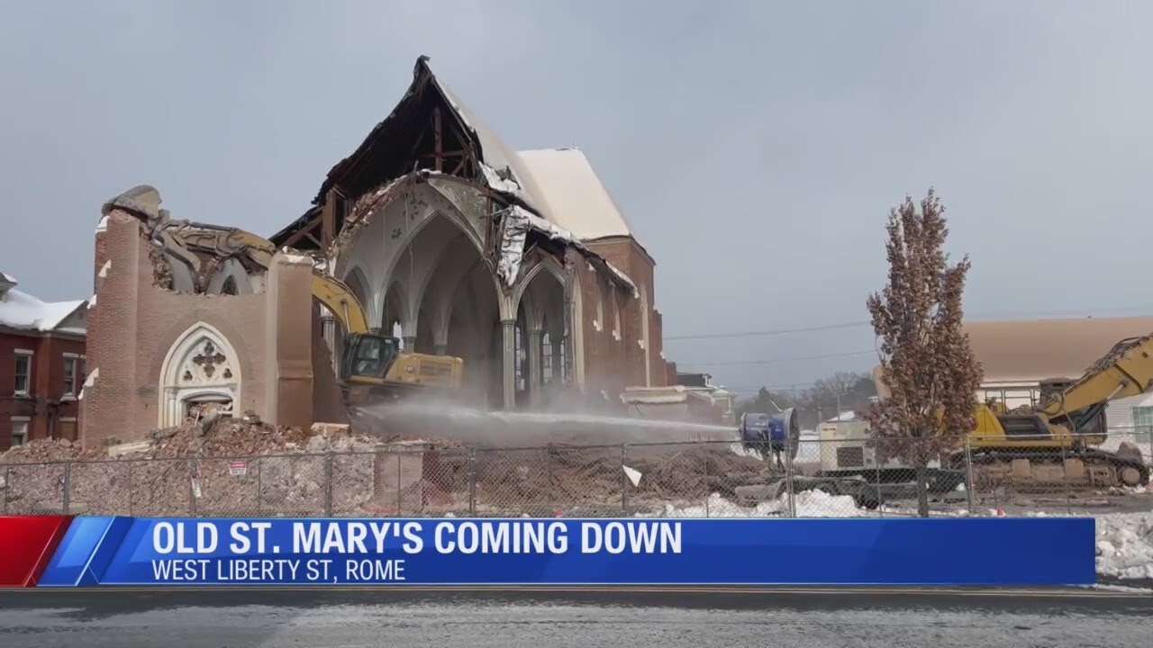 Old St. Mary's Church Demolished