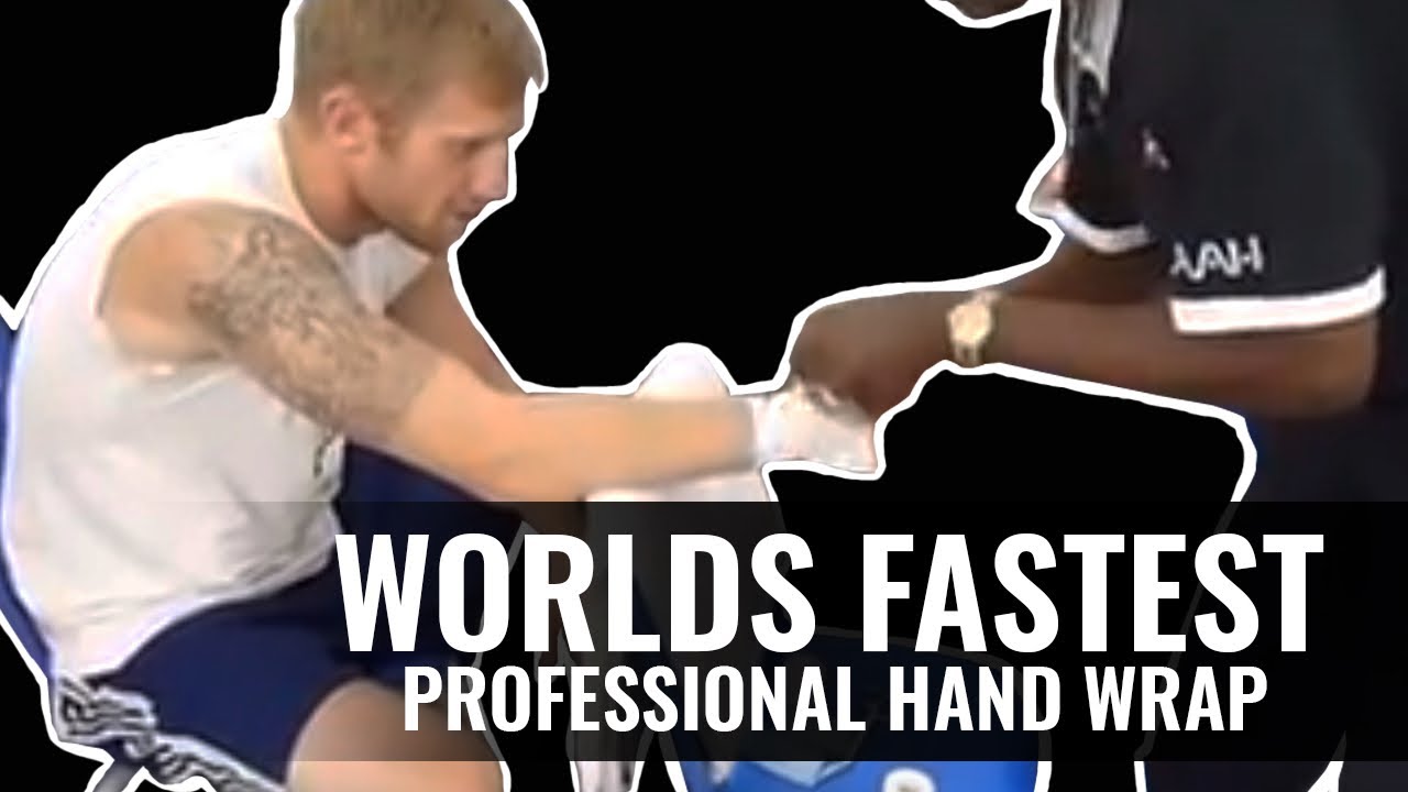 WORLDS FASTEST Professional Hand Wrap | Tommy Brookes