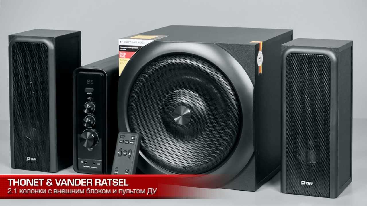 Видеообзор от iXBT.com - акустические системы Thonet & Vander - Ratsel и Laut