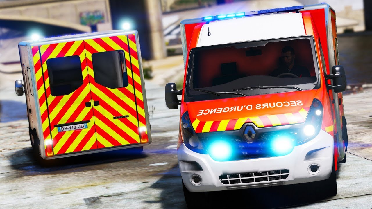 [GTA 5] UNE VOITURE DANS UN FLEUVE - SAPEURS-POMPIERS | GARDE #3
