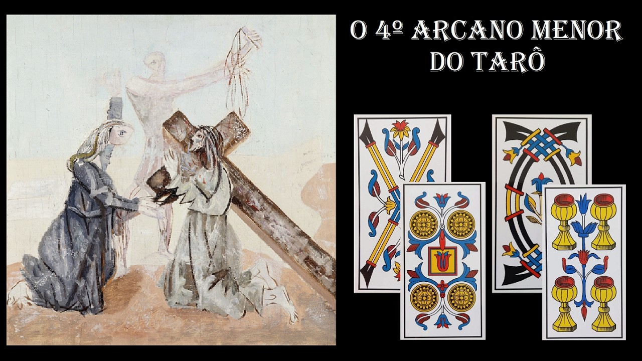 8️⃣ Tarô | Arcanos Menores: Quatro - 4ª estação