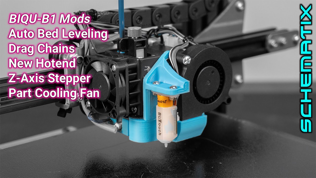 BIQU B1 How to install BL Touch Sensor, Cable Drag Chains + Lots more!