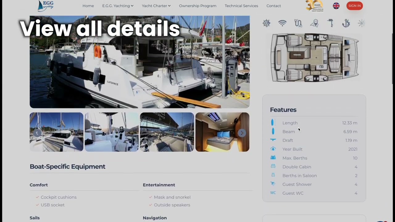Book Your Yacht in Seconds | Direct & Secure Booking with E.G.G. Yachting ⚓️