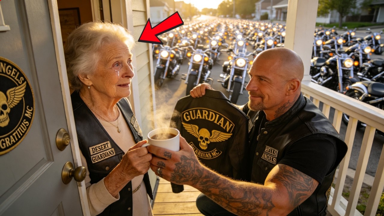 Kind Widow Took 20! Why 1000 Hells Angels Swarming Her Door Stunned the Entire City!