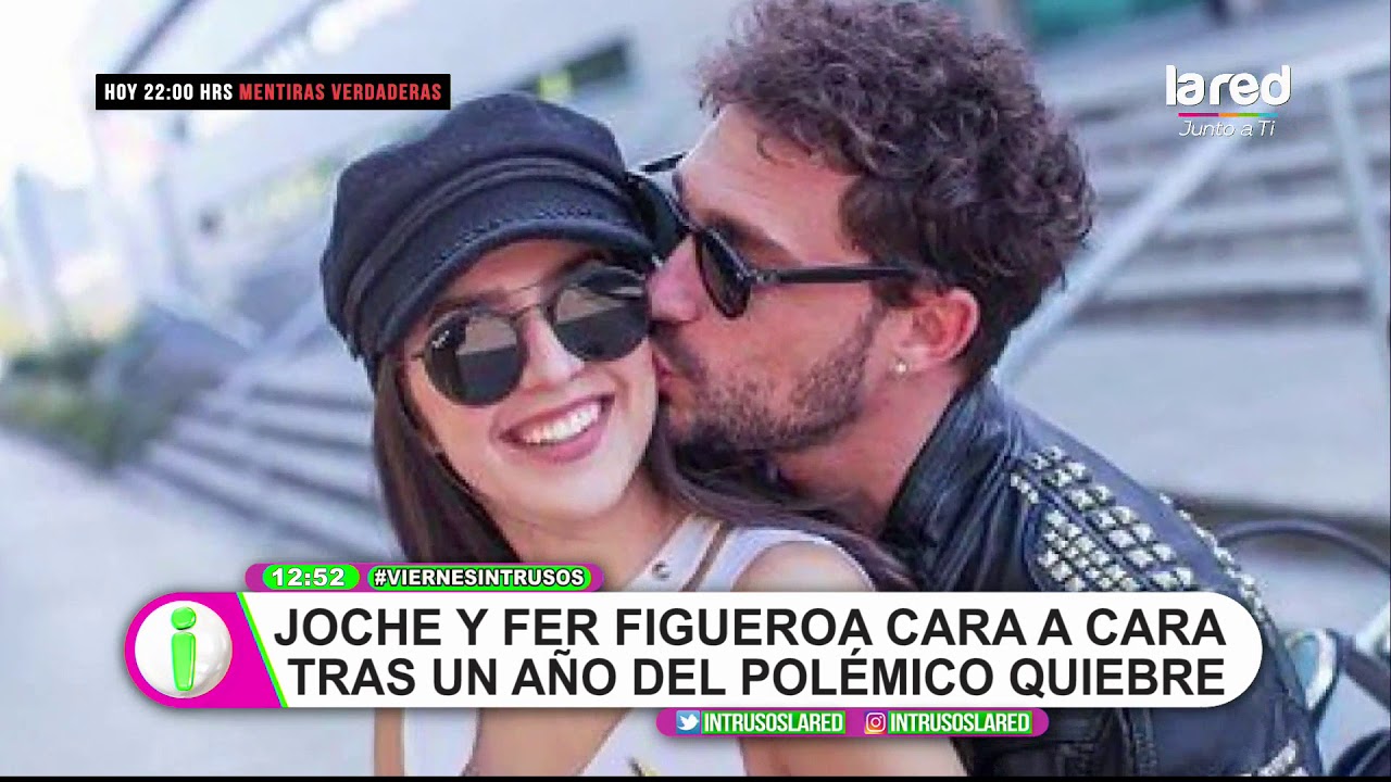 Intrusos captó el reencuentro de Joche Bibbó y Fernanda Figueroa tras polémico término amoroso