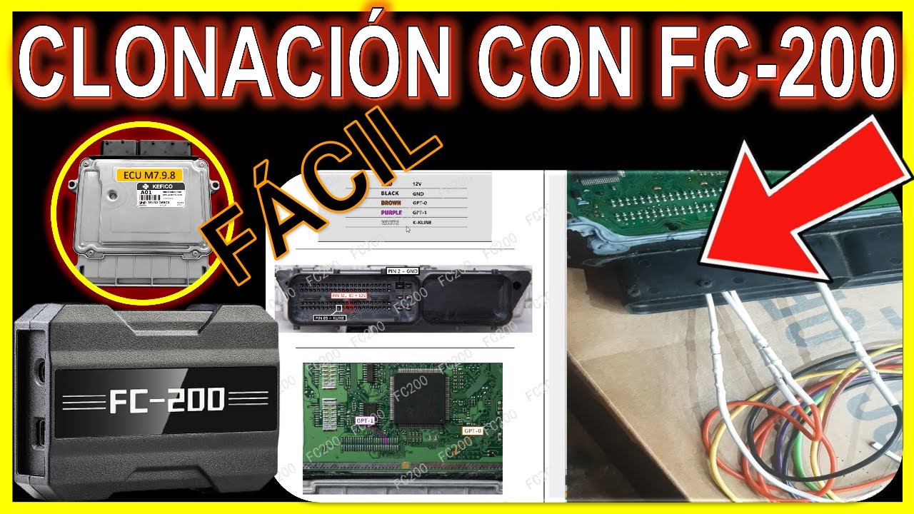 Clonando computadora HYUNDAI (M7.9.8)  con FC-200