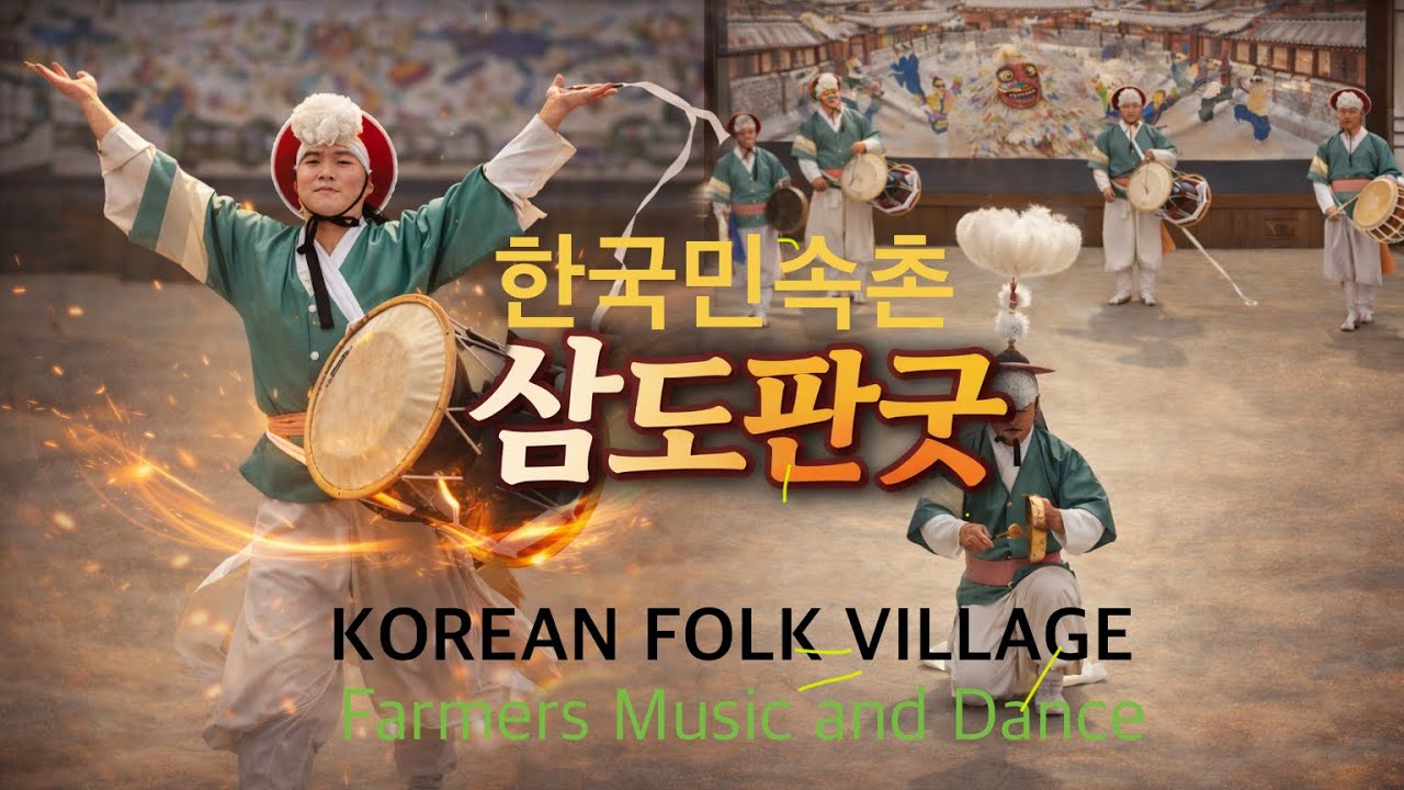 한국민속촌 삼도사물 판굿 ⭐️ Korean culture 