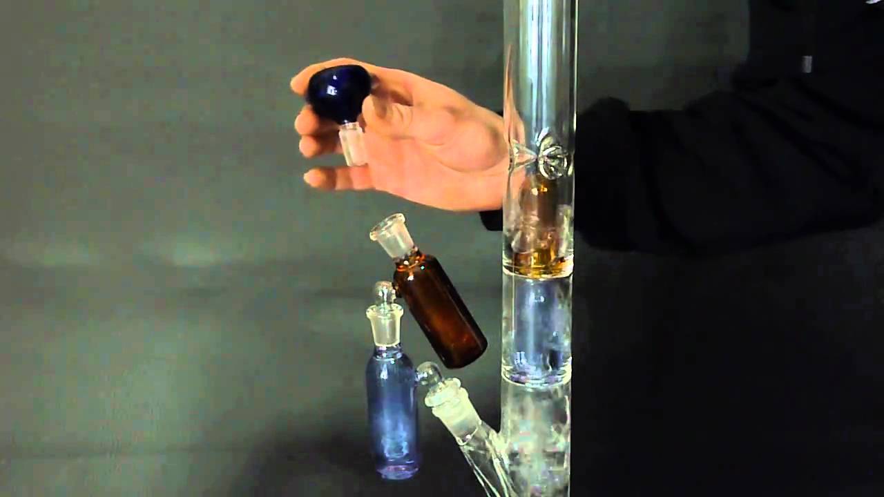 Double Perc Bong mit Doppel Vork&uuml;hler