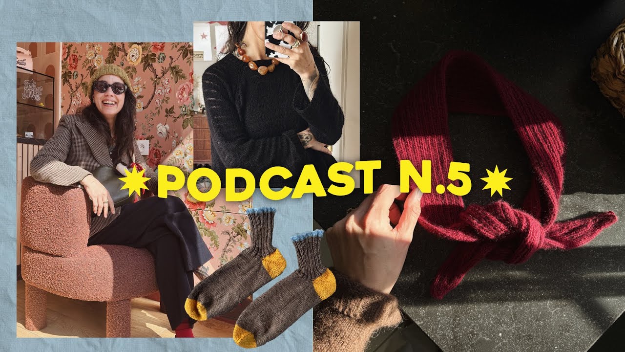 Sook Moon Sweater, Alex Scarf et mes premières chaussettes 🧦
