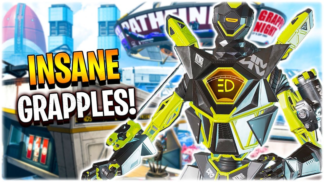 INSANE Pathfinder Grapple plays that will leave you satisfied.. (Apex Legends Season 8)