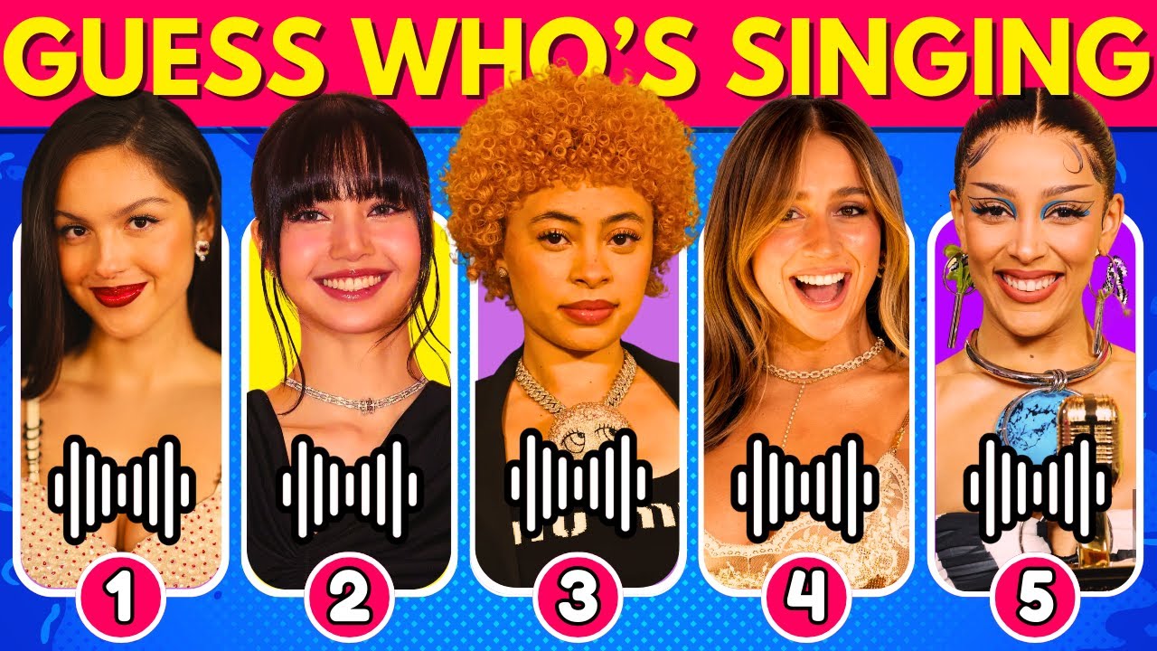 GUESS WHO'S SINGING & FINISH THE LYRICS📀Female Celebrity Edition!⭐Taylor Swift, Olivia Rodrigo, Tyla