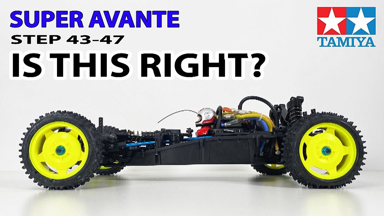 BUiLDiNG the Tamiya Super Avante TD4 - Step by Step 43-47: Electronics, Driver & Shoes!