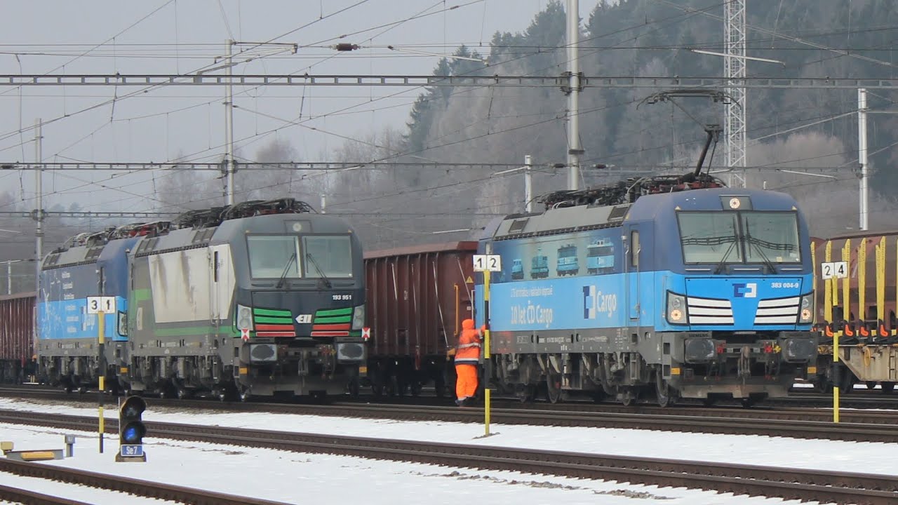 Český Heršlák/Horní Dvořiště dne 24.1.2026 VLAKY