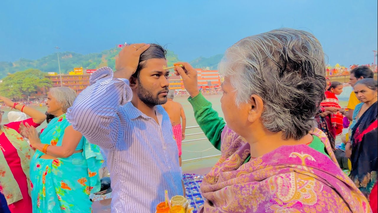 Haridwar pauch Gya ❤️| Ganga snan