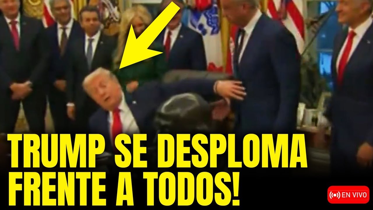 TRUMP SE DESVANECE EN PÚBLICO! MIENTRAS SU JUICIO POLÍTICO SE ACERCA