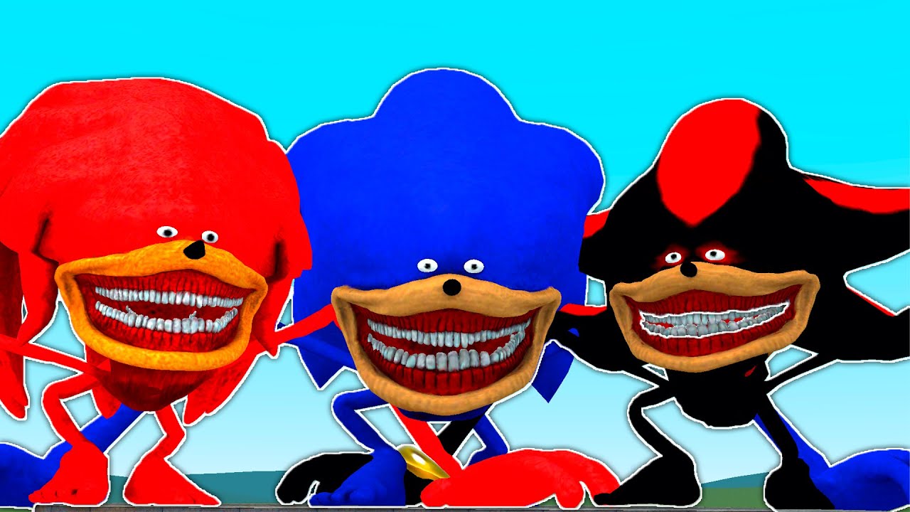 NEW THE SONIC TAPES VS THE SHADOW TAPES VS THE KNUCKLES TAPES In Garry's Mod!