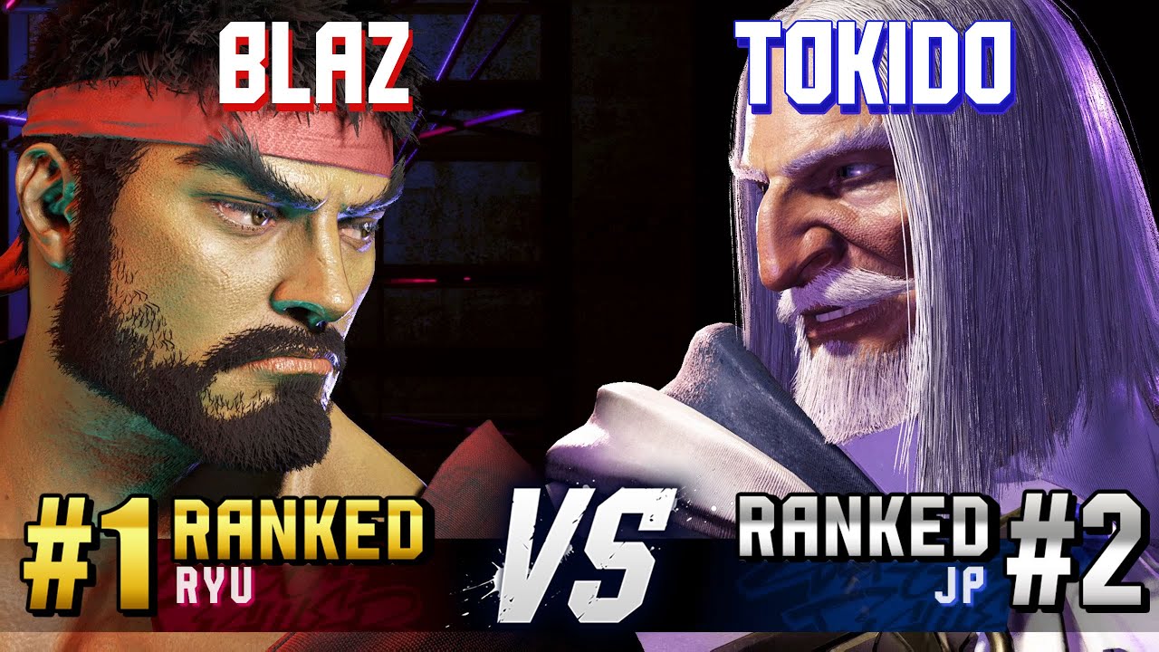 SF6 ▰ BLAZ (#1 Ranked Ryu) vs TOKIDO (#2 Ranked JP) ▰ High Level Gameplay