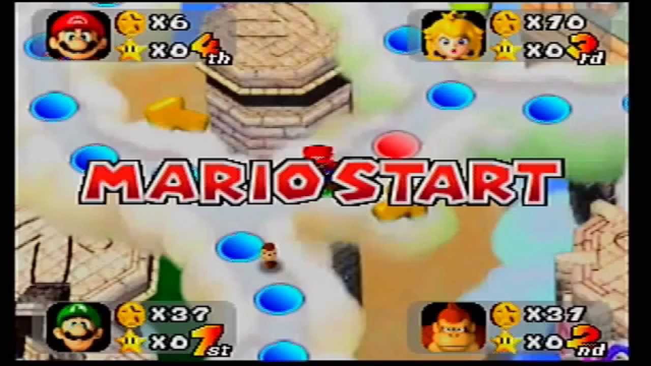 ABM: Mario Party N64 Gameplay (Mario's Rainbow Castle) HD
