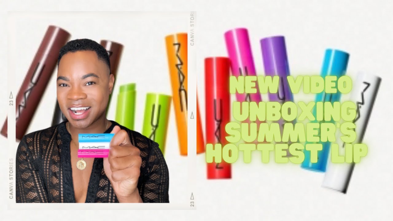 Распаковываем самый модный оттенок помады этого лета | MAC Squirt Plumping Stick