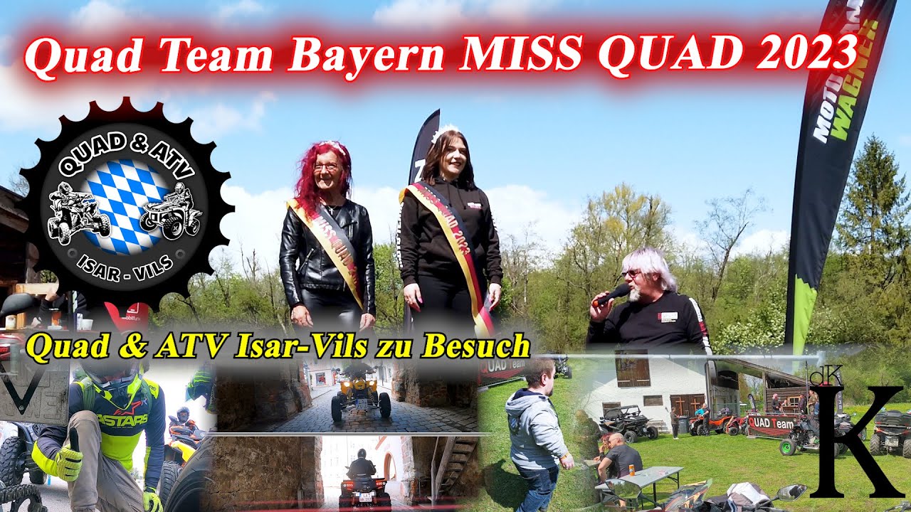 Quad Team Bayern - Miss Quad '23 | Quad & ATV Isar-Vils zu Besuch 😁 der Kleine Kruno