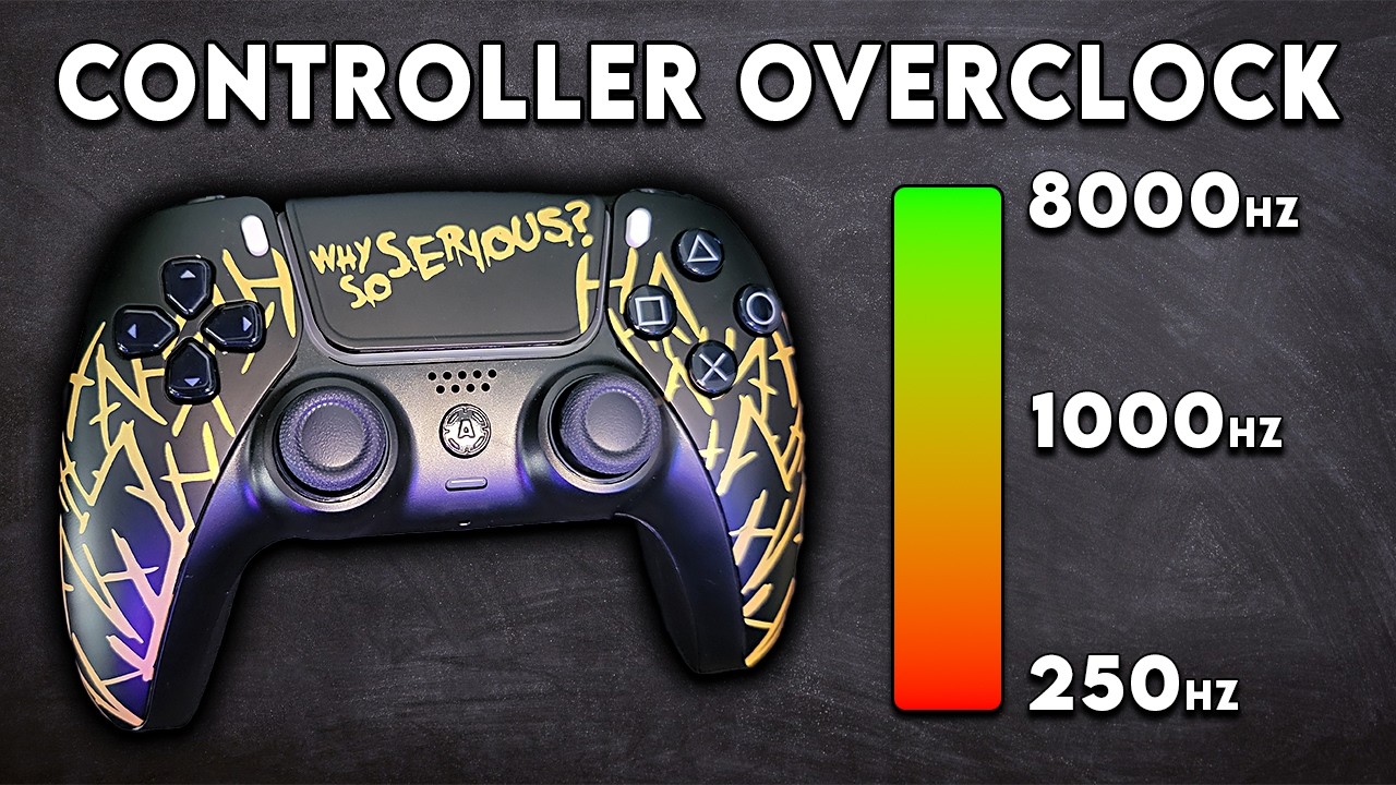 Как разогнать контроллер (PS5 8000 Гц/PS4 + Xbox 1000 Гц)