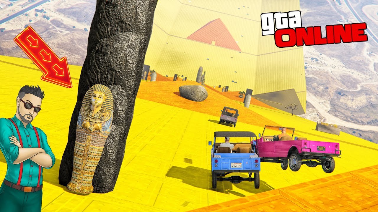 ЕГИПЕТСКАЯ СИЛА, ДА ЭТО ЖЕ САМЫЕ БЕСПОНТОВЫЕ СПУСКИ В GTA ONLINE!