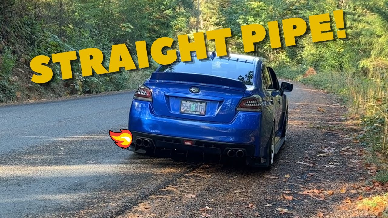 Making the WRX even louder!! J-Pipe install!