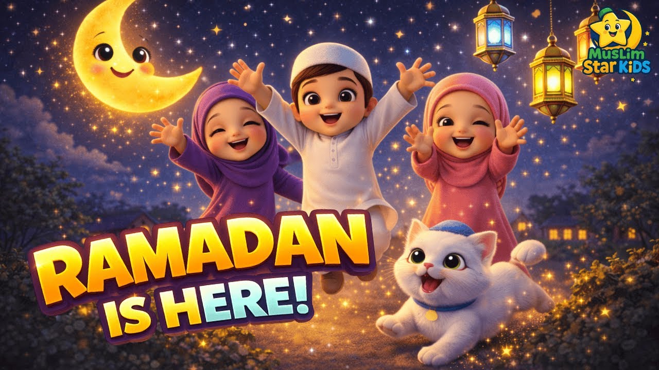 🔴 LIVE Islamic Kids Songs | Ramadan is Here | Muslim Rhymes Compilation