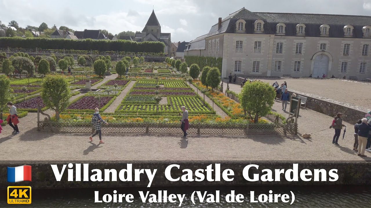 🇫🇷 Villandry: The gardens of the Castle / 4K