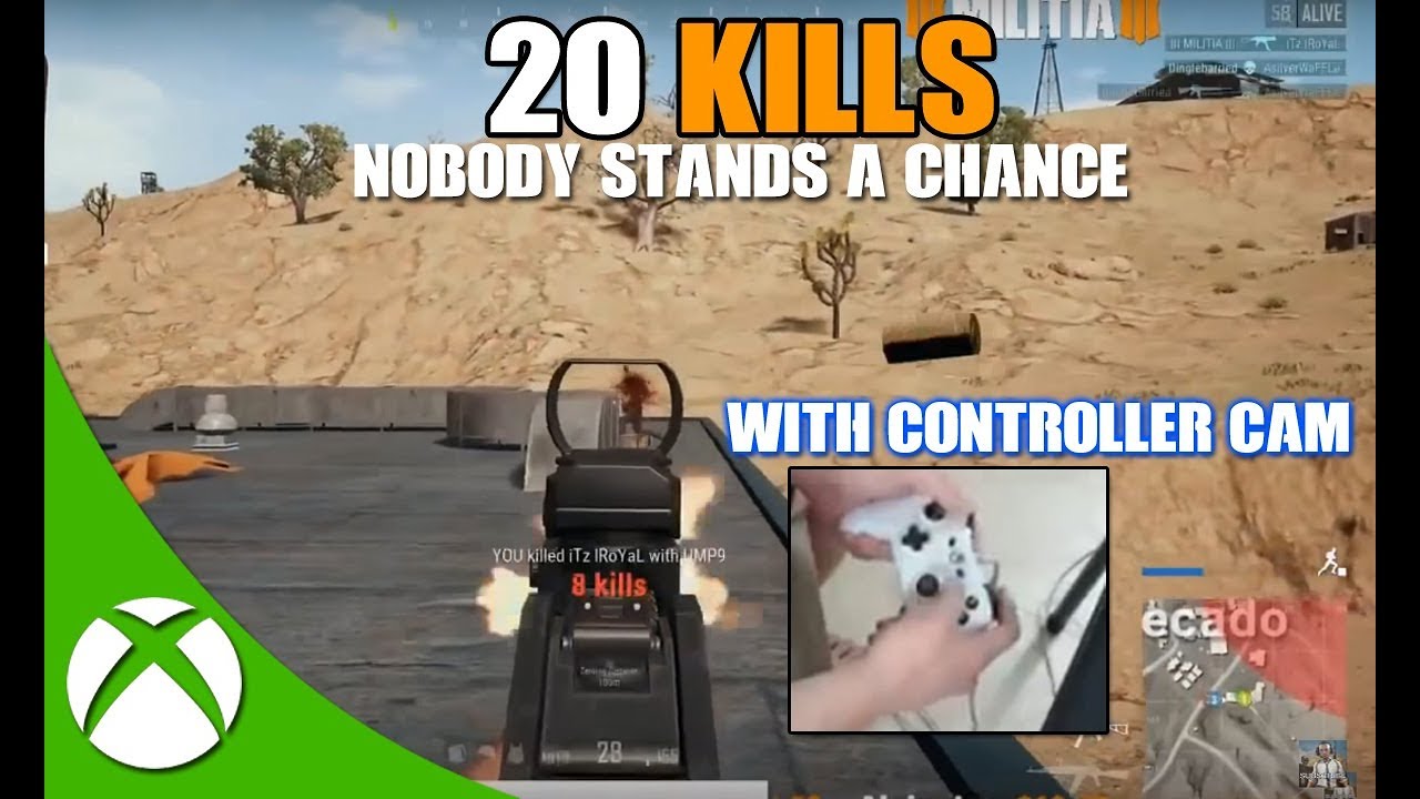 20 KILLS w/ CONTROLLER CAM! UNSTOPPABLE ON MIRMAR PUBG XBOX | PLAYERUNKNOWN'S BATTLEGROUNDS