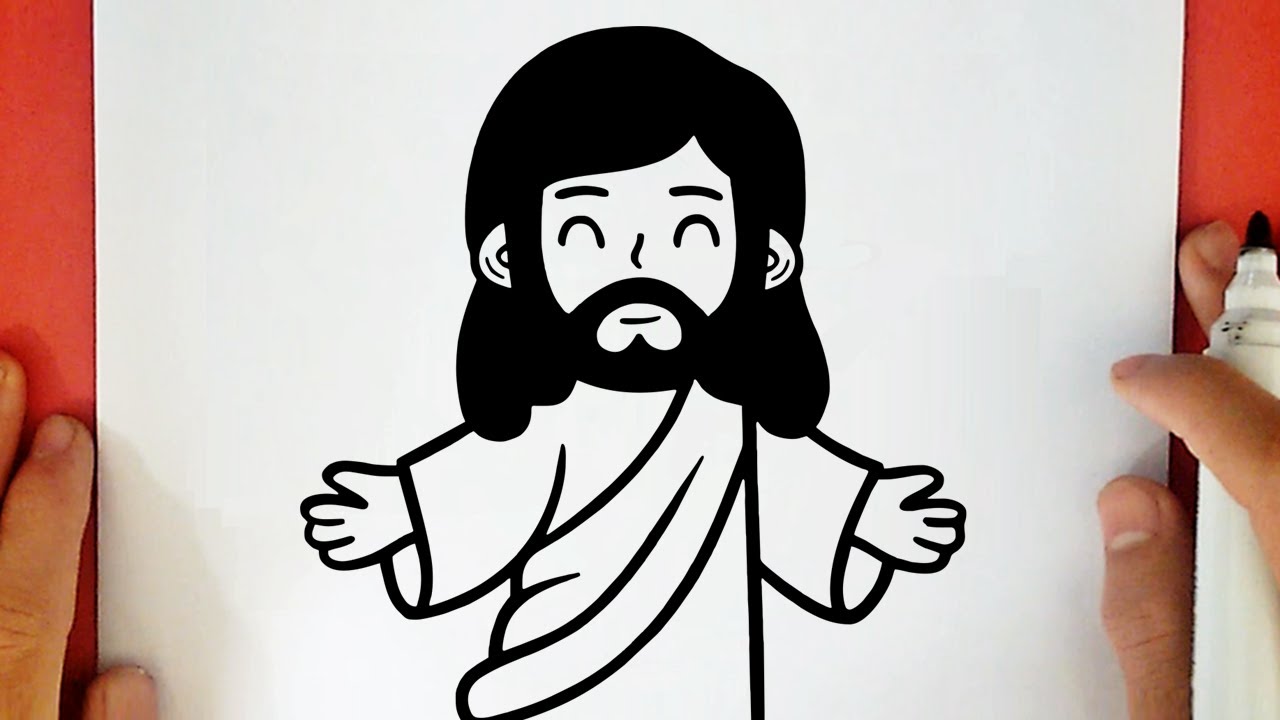 COMO DIBUJAR A JESUCRISTO